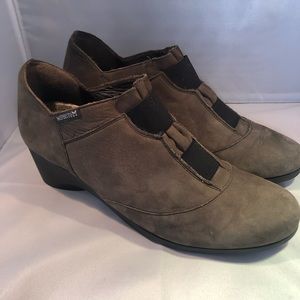 Mephisto Grey Suede Slip-ons - Size 8